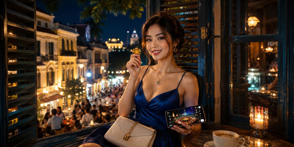 Người dùng Hà Nội xem bảng kèo bóng đá và đặt cược trực tuyến tại quán cà phê buổi sáng