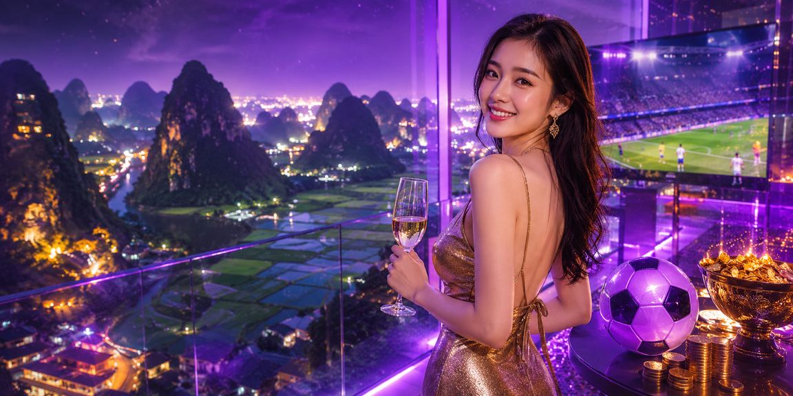 Ánh đèn neon rực rỡ tại Ninh Bình trong đêm xem bóng đá và đặt cược trực tuyến
